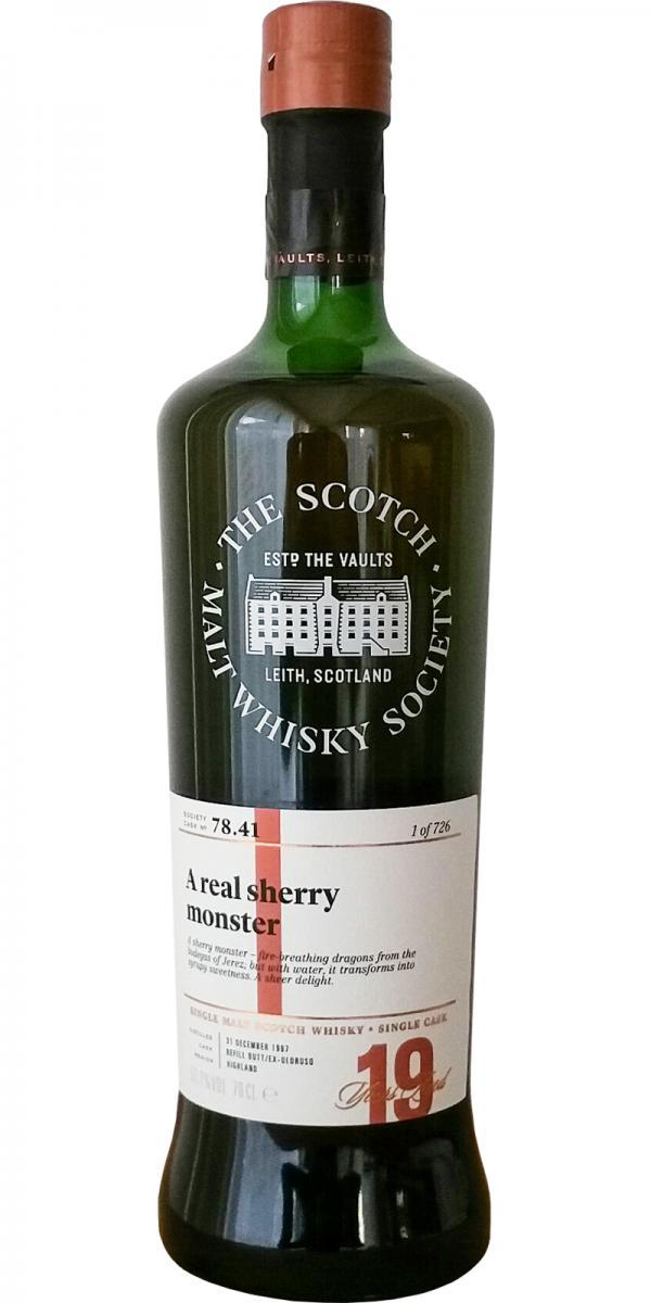Ben Nevis 1997 SMWS 78.41 A real sherry monster