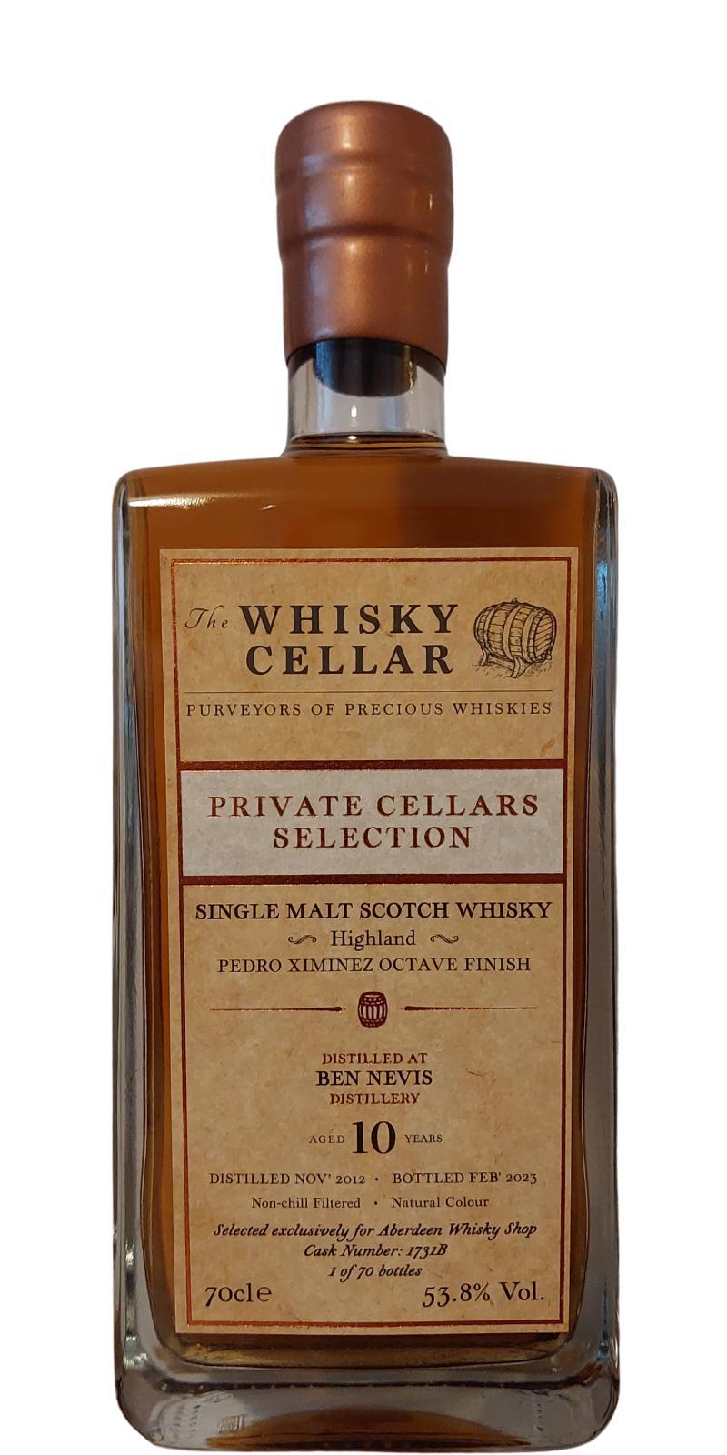 Ben Nevis 2012 TWCe Private Cellars Selection