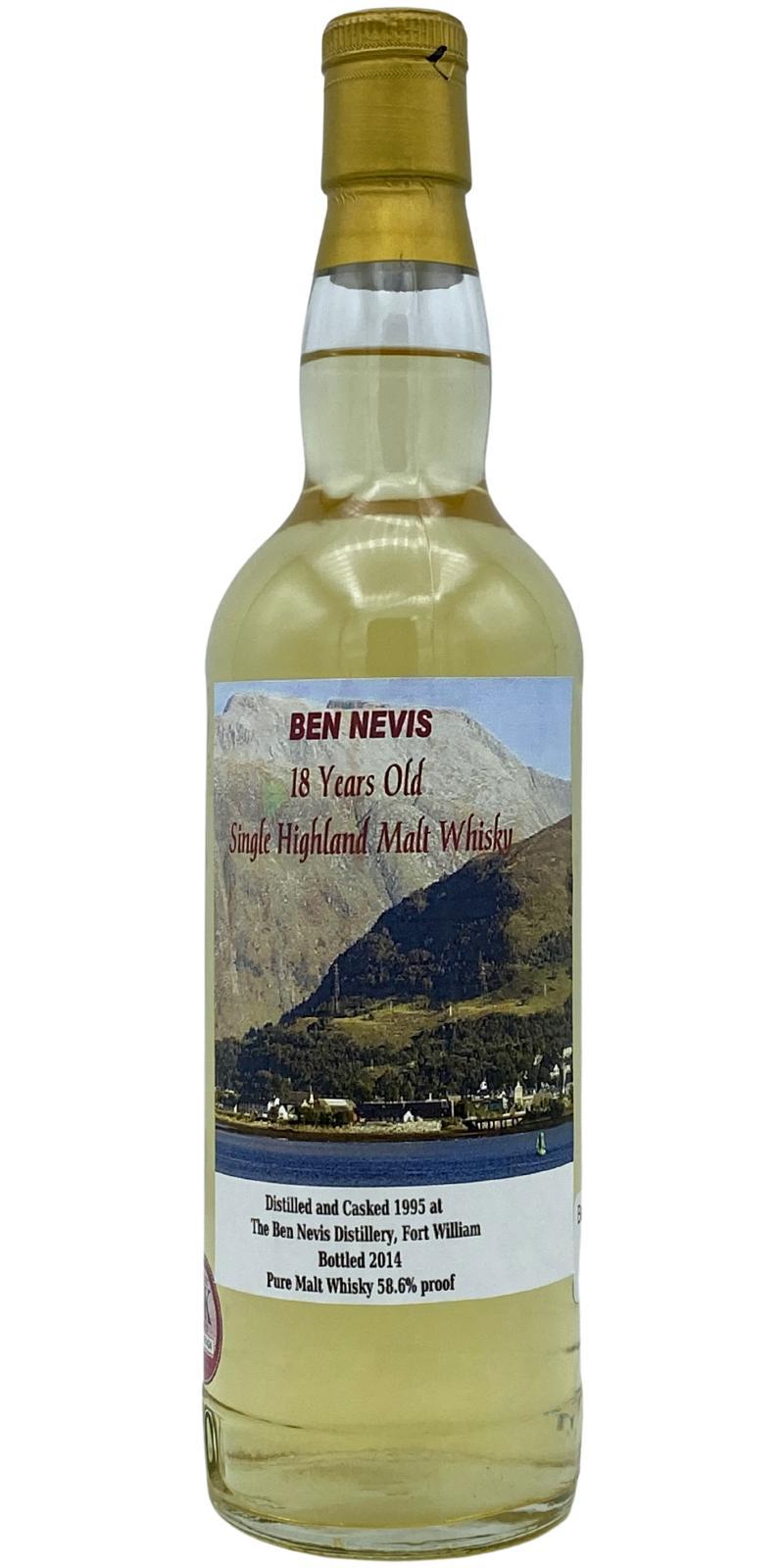 Ben Nevis 1995 UD Single Highland Malt Whisky