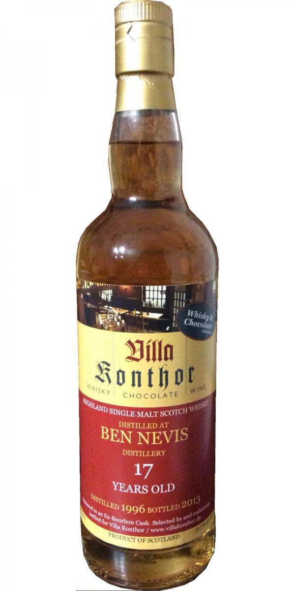 Ben Nevis 1996 VK Whisky & Chocolate Edition