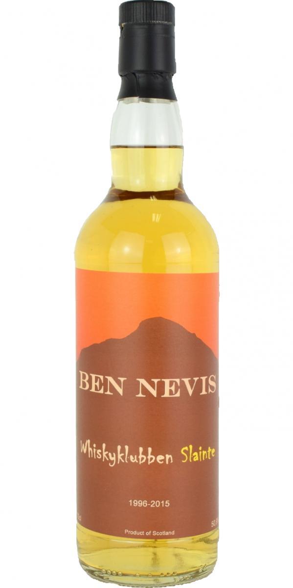 Ben Nevis 1996 WSla Whiskyklubben Slainte