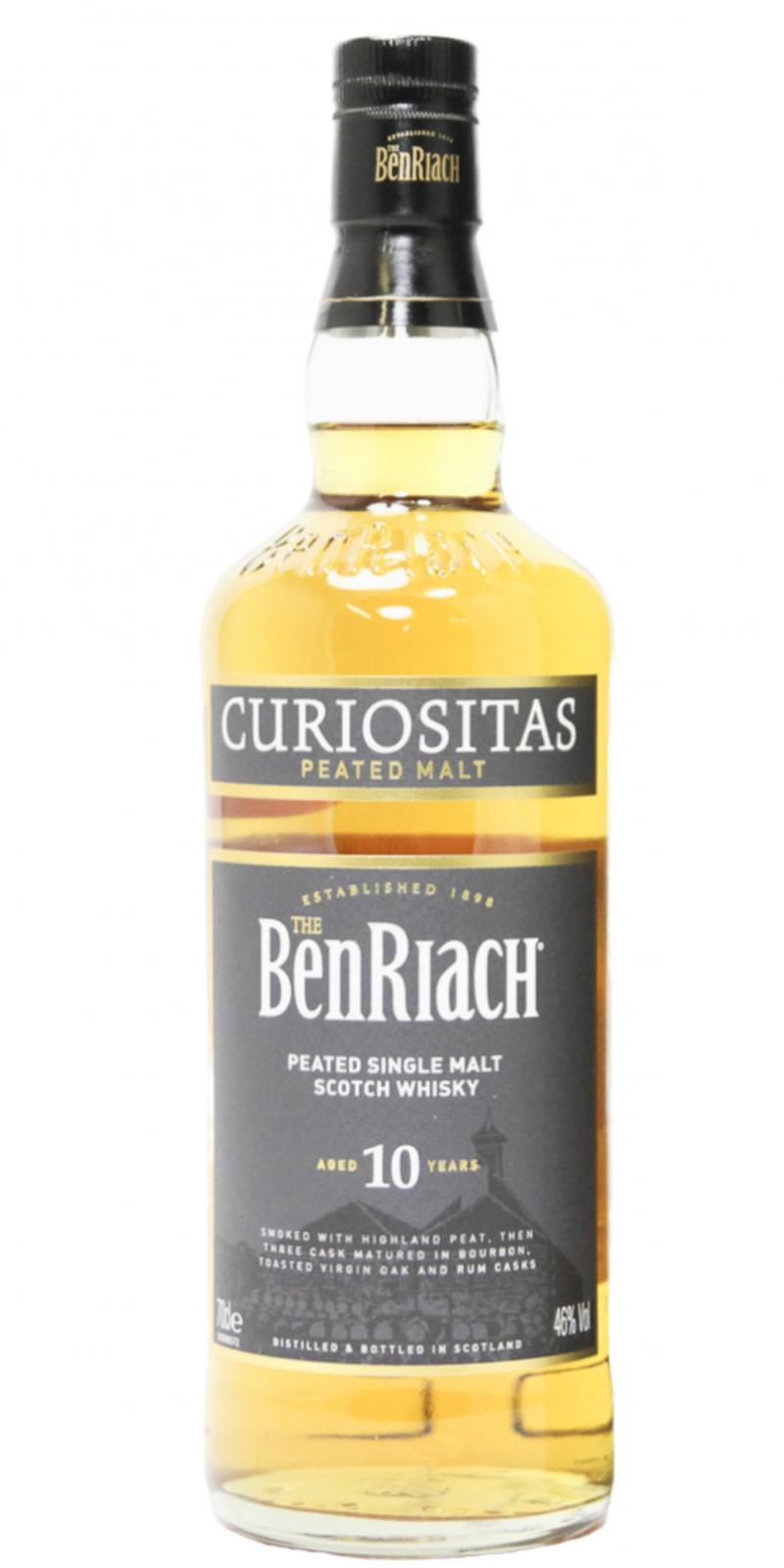 BenRiach 10-year-old Curiositas - Peated Malt