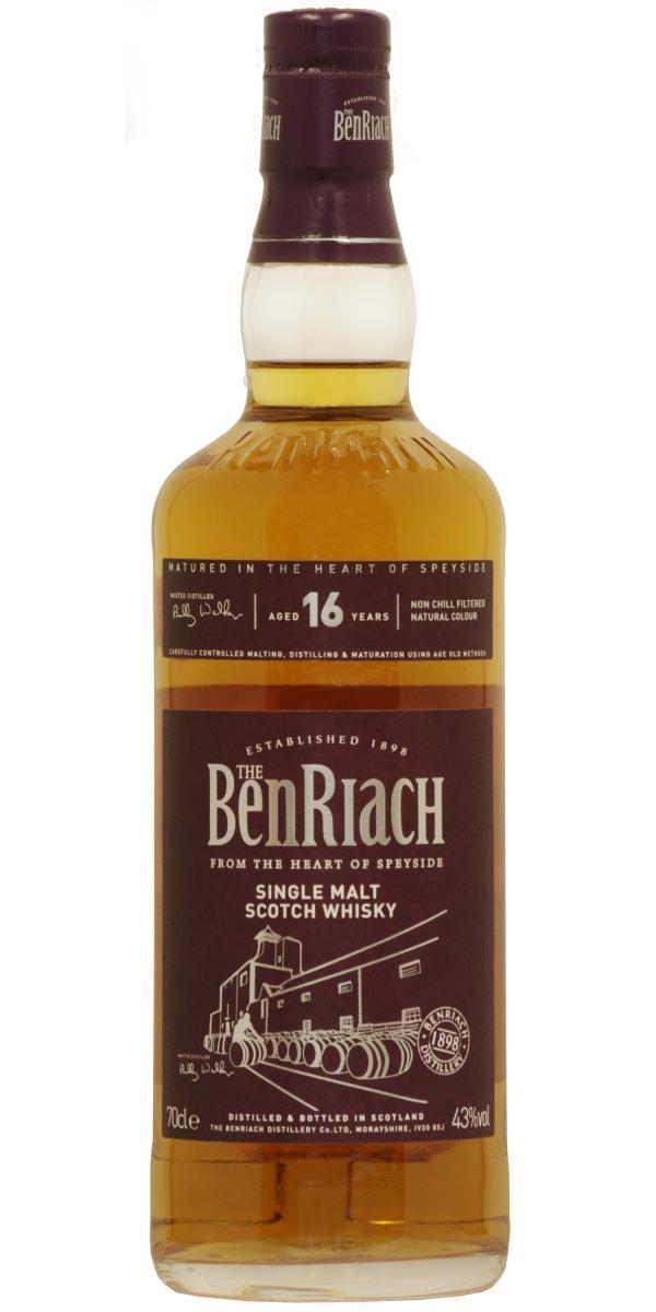 BenRiach 16-year-old Maroon Label