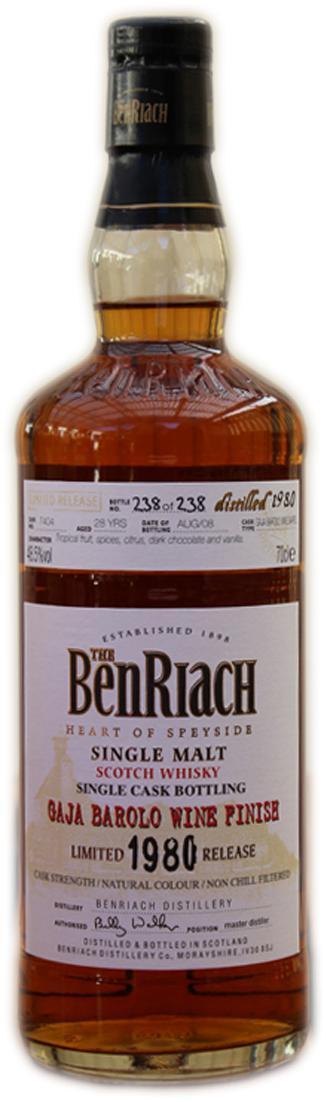 BenRiach 1980 Single Cask Bottling