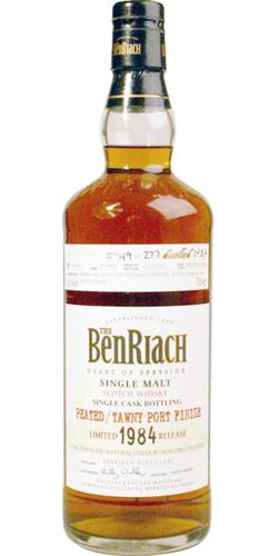 BenRiach 1984 - Peated Single Cask Bottling - Batch 5