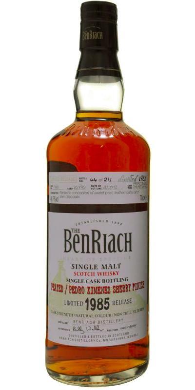 BenRiach 1985 - Peated Single Cask Bottling - Batch 9