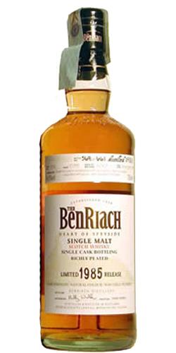BenRiach 1985 - Peated Single Cask Bottling - Batch 4