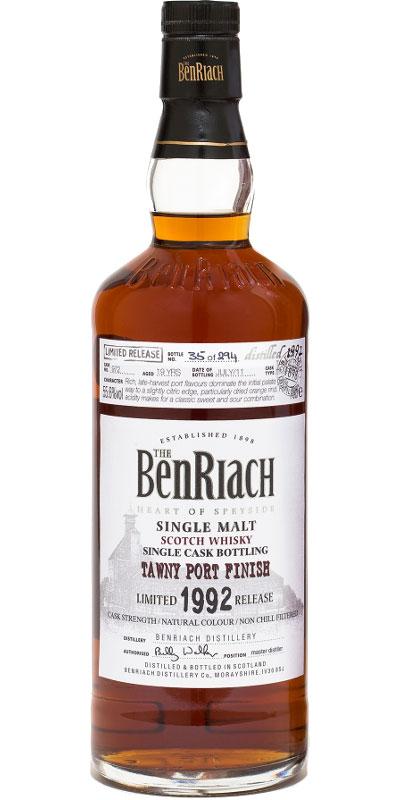 BenRiach 1992 Single Cask Bottling - Batch 8