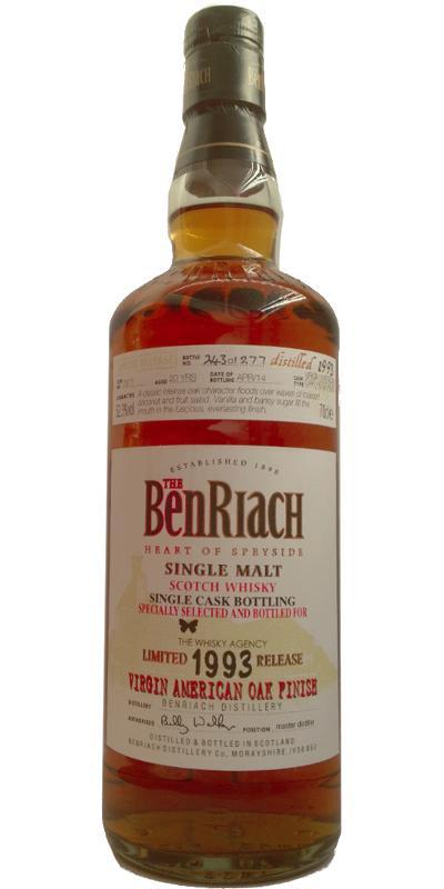 BenRiach 1993 Single Cask Bottling