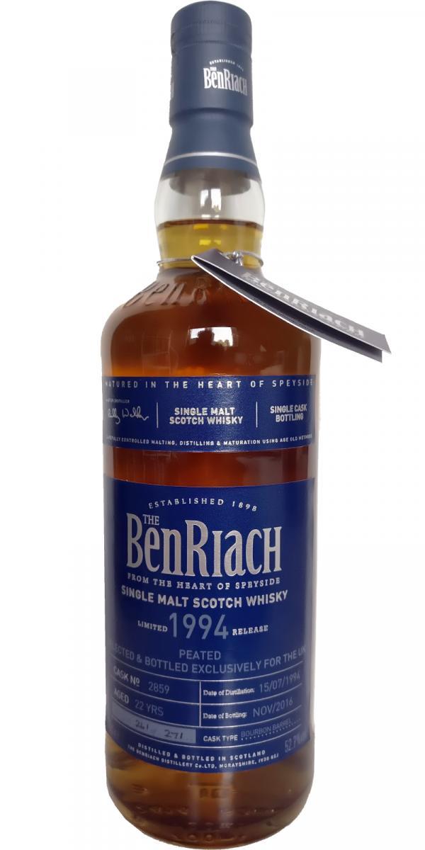 BenRiach 1994 Single Cask Bottling