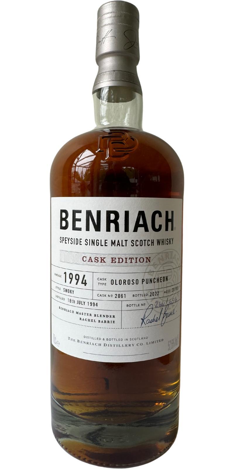 BenRiach 1994 Cask Edition