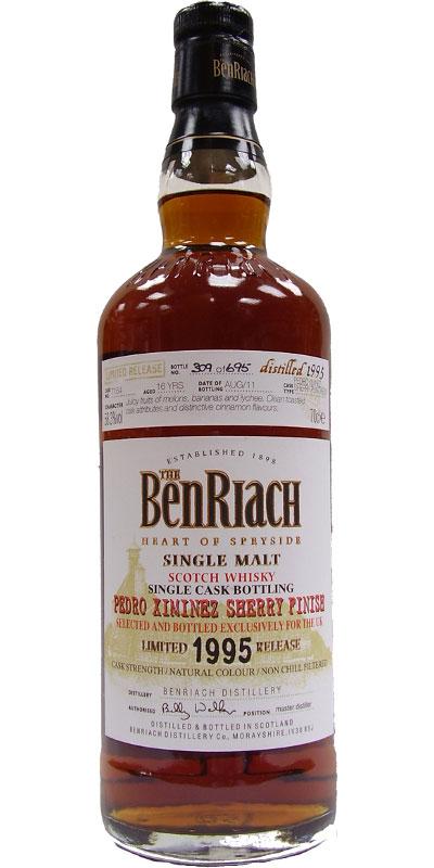 BenRiach 1995 Single Cask Bottling