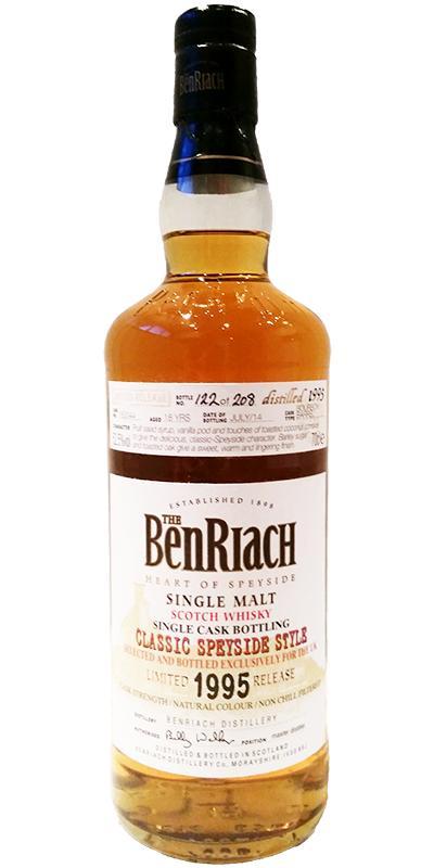 BenRiach 1995 Single Cask Bottling