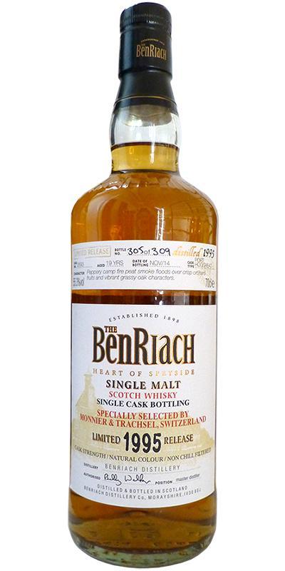 BenRiach 1995 Single Cask Bottling