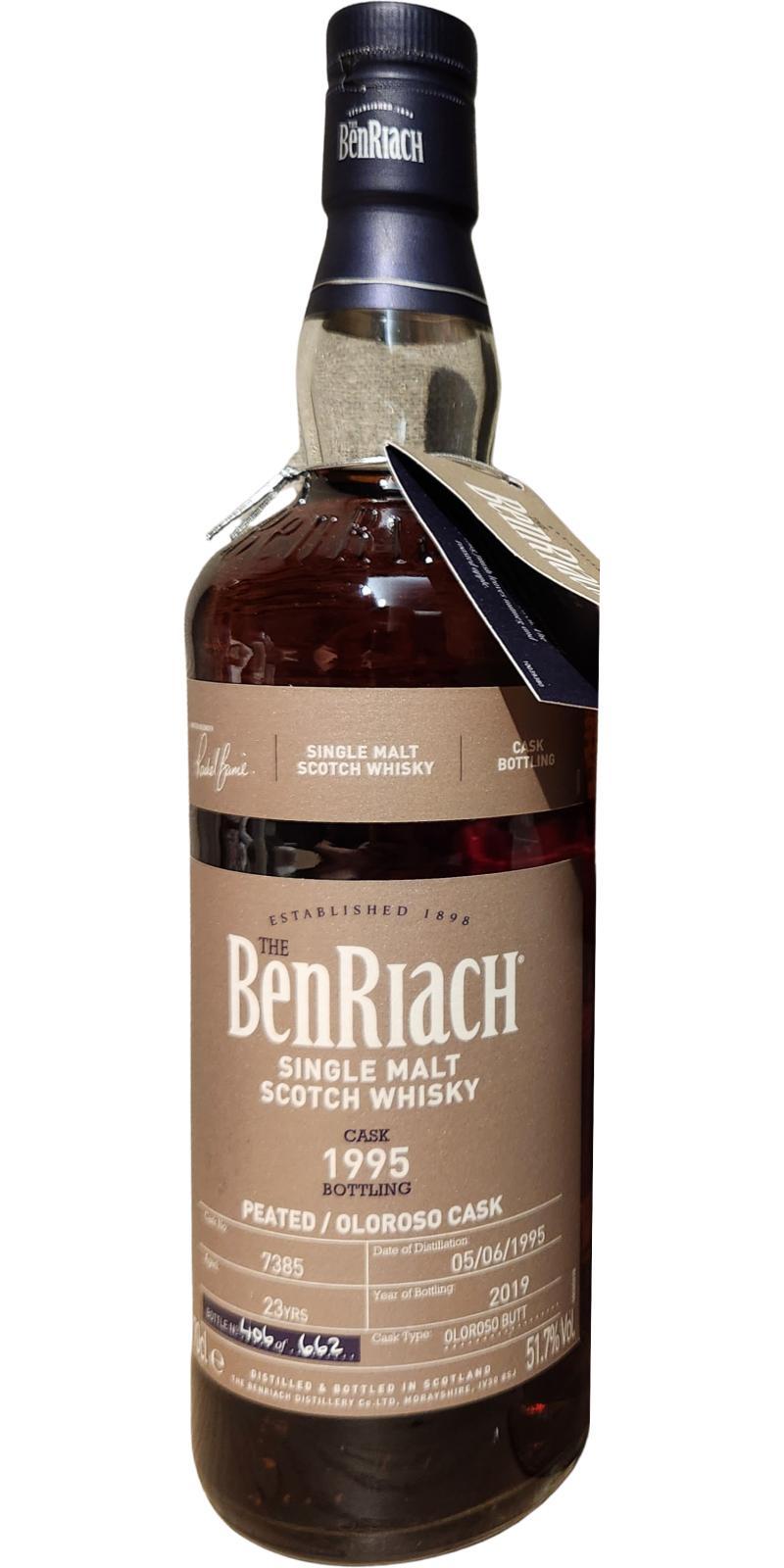BenRiach 1995 Single Cask Bottling - Batch 16
