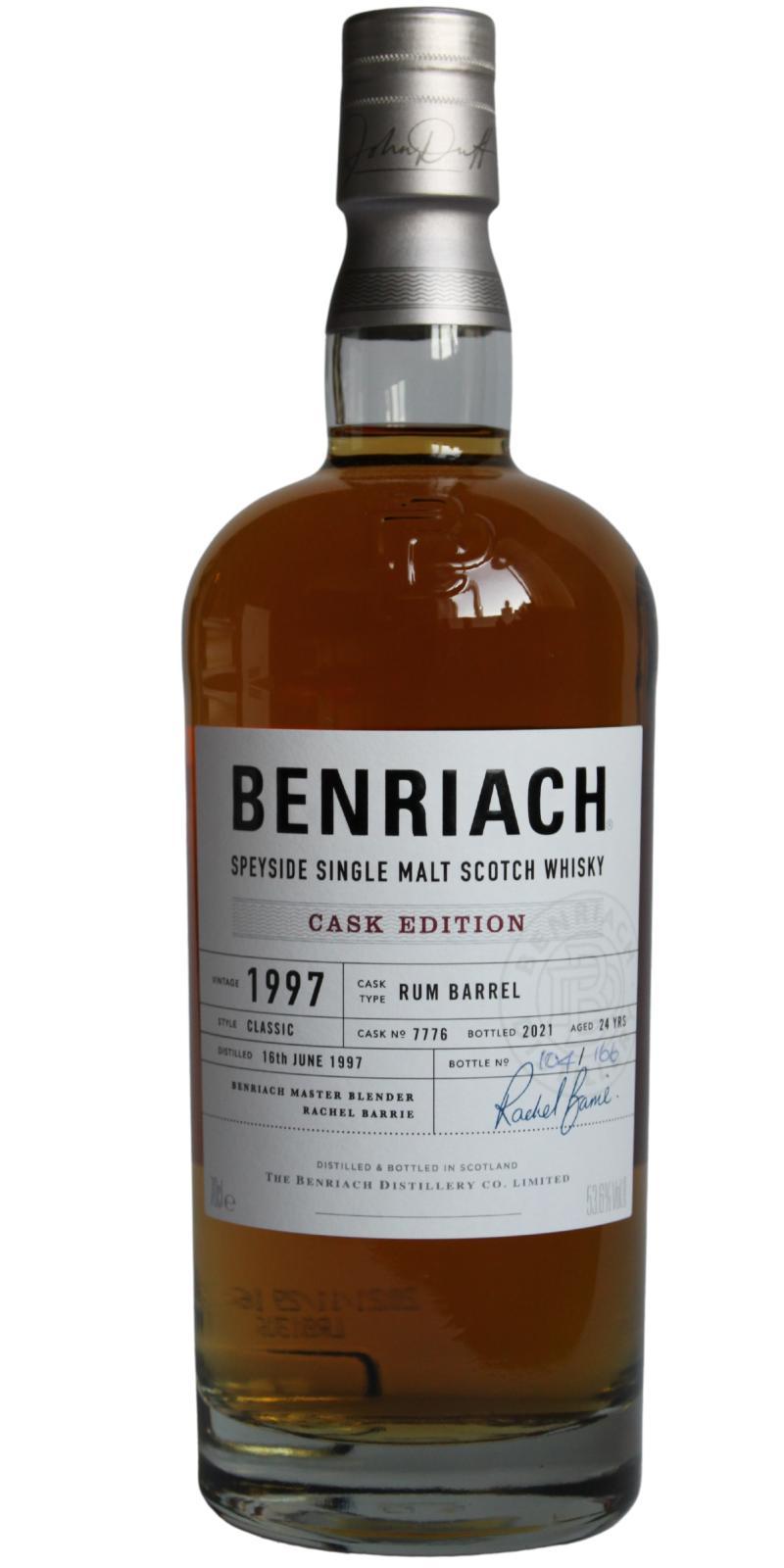 BenRiach 1997 Cask Edition