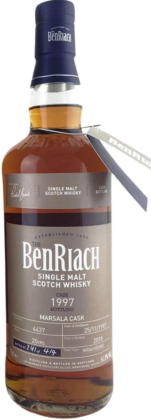 BenRiach 1997 Single Cask Bottling - Batch 15