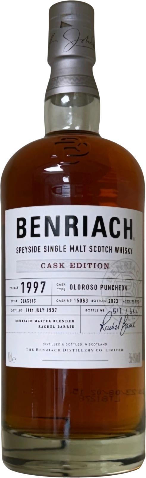 BenRiach 1997 Cask Edition