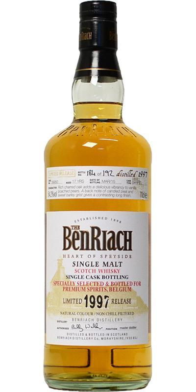 BenRiach 1997 Single Cask Bottling