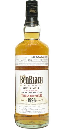 BenRiach 1998 Single Cask Bottling