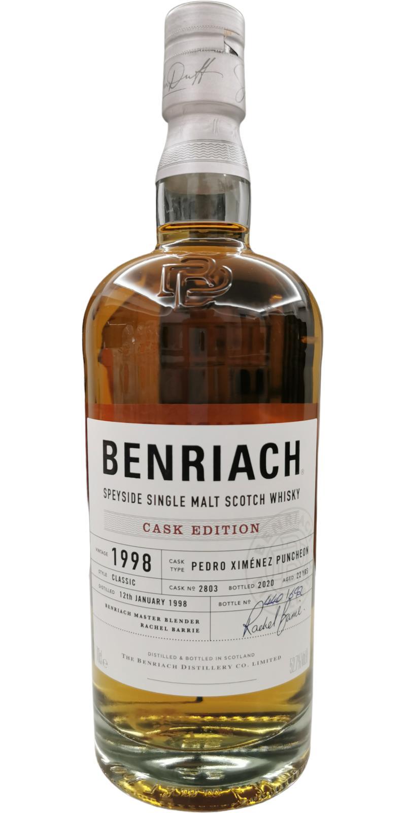 BenRiach 1998 Cask Edition