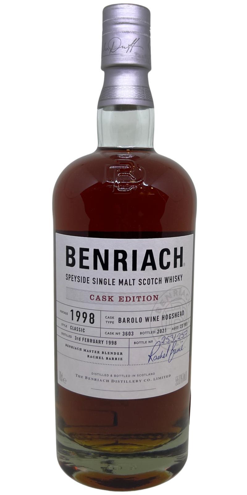 BenRiach 1998 Cask Edition