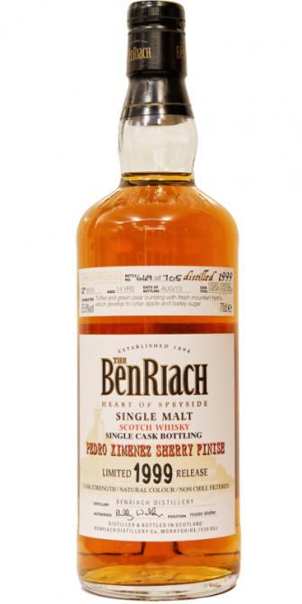 BenRiach 1999 Single Cask Bottling