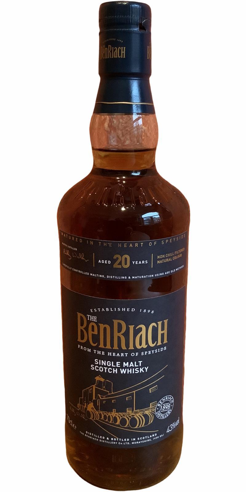 BenRiach 20-year-old Dark Blue Label