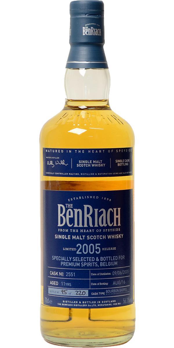 BenRiach 2005 Single Cask Bottling
