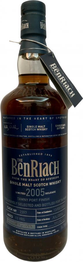 BenRiach 2005 Single Cask Bottling