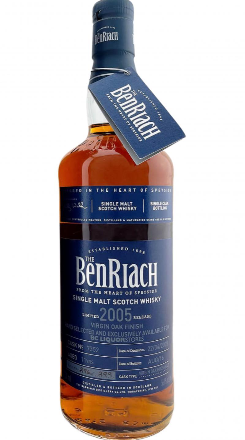 BenRiach 2005 Single Cask Bottling