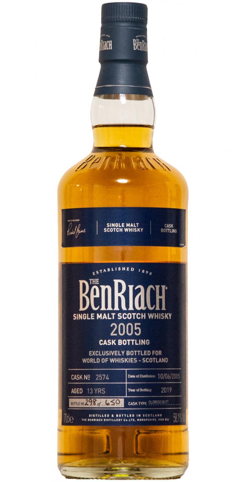 BenRiach 2005 Cask Bottling