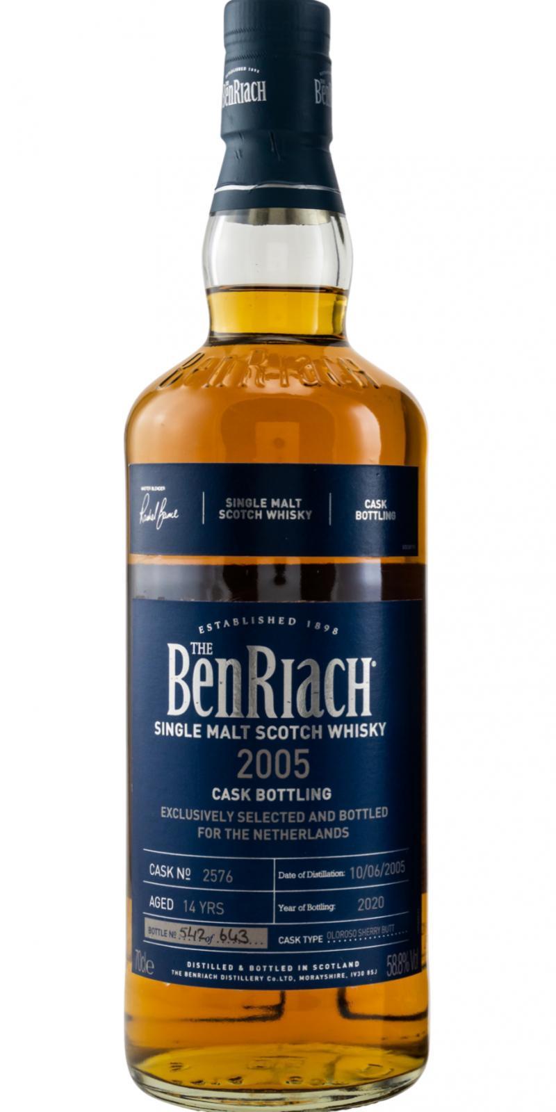 BenRiach 2005 Single Cask Bottling