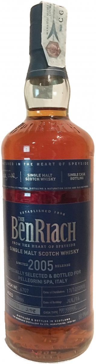 BenRiach 2005 Single Cask Bottling