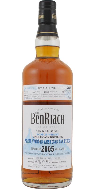 BenRiach 2005 - Peated Single Cask Bottling - Batch 10