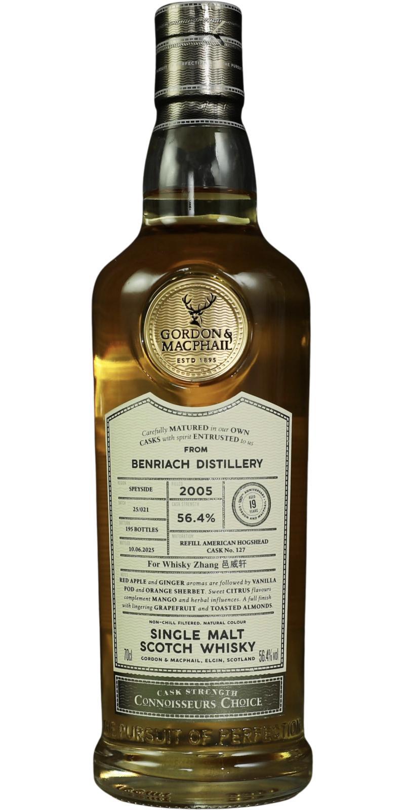 BenRiach 2005 GM Connoisseurs Choice