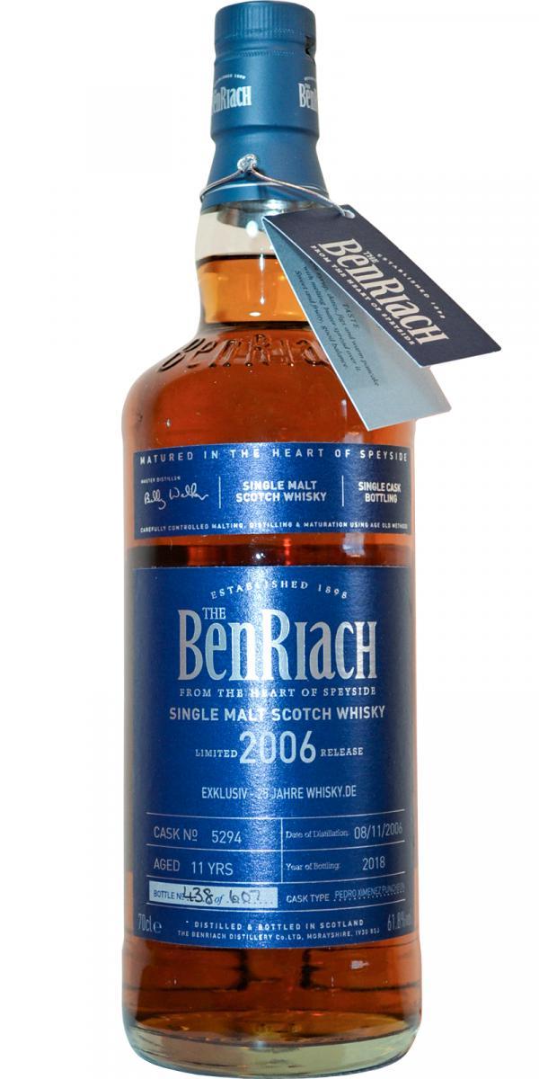 BenRiach 2006 Single Cask Bottling