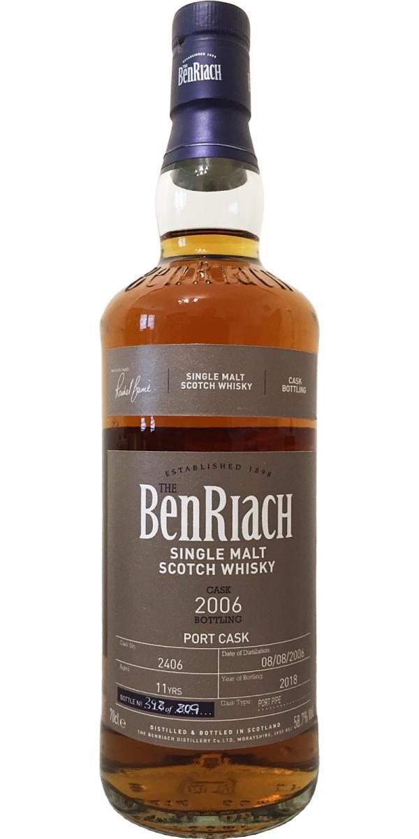 BenRiach 2006 Single Cask Bottling - Batch 15