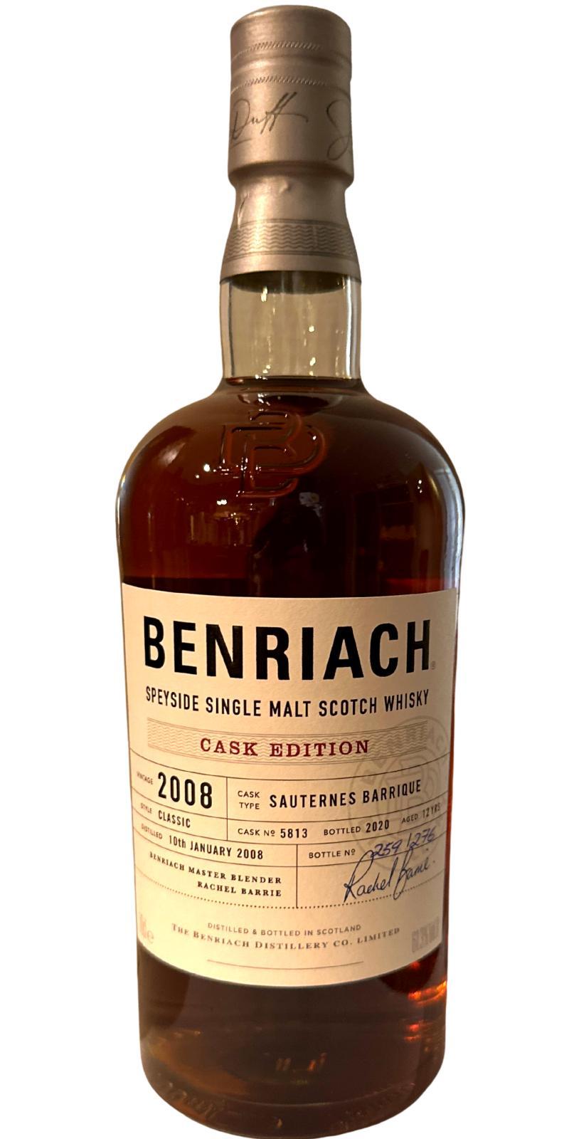 BenRiach 2008 Cask Edition