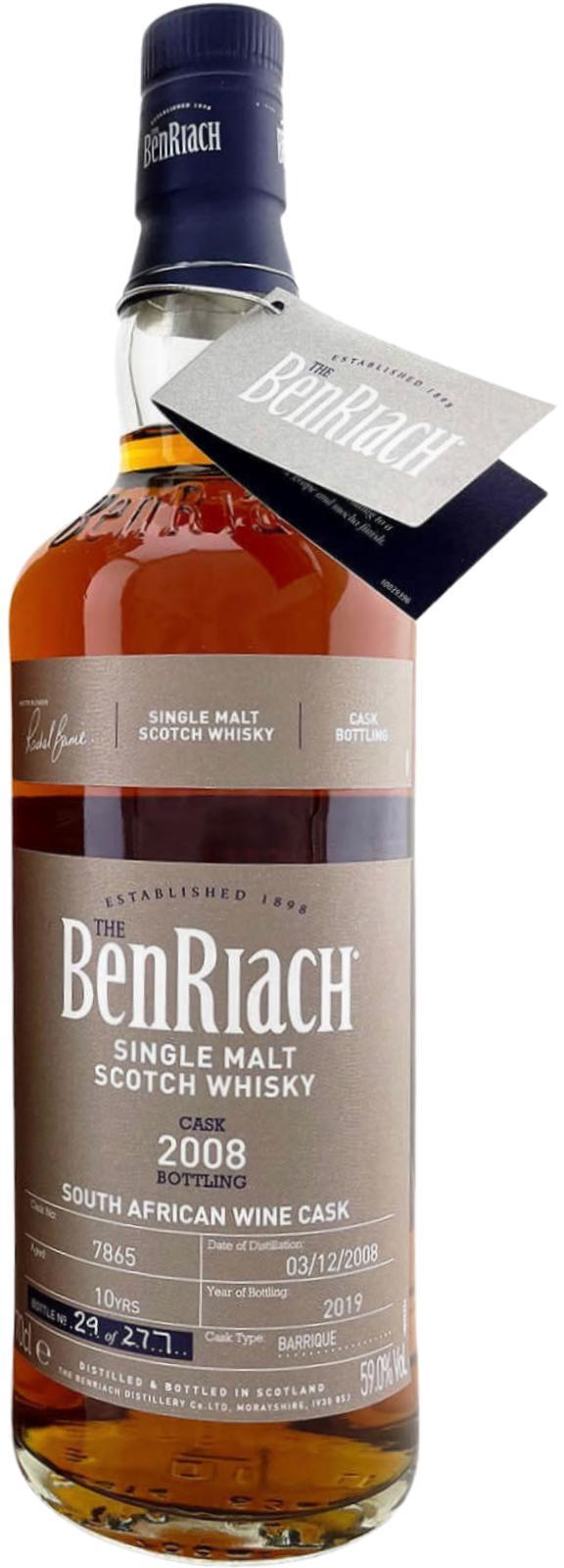BenRiach 2008 Single Cask Bottling - Batch 16