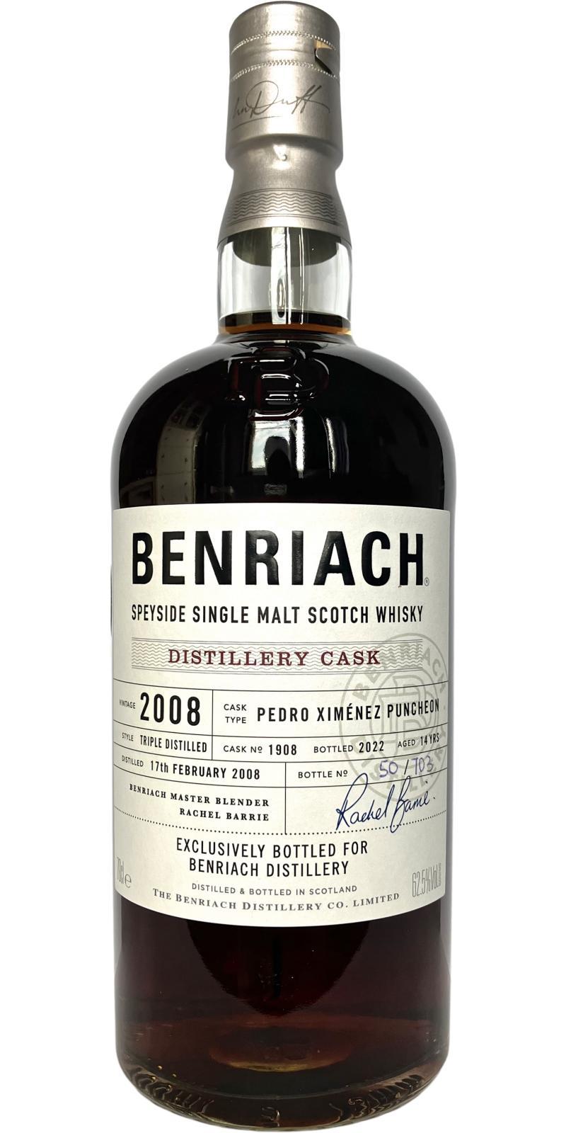 BenRiach 2008 Distillery Cask
