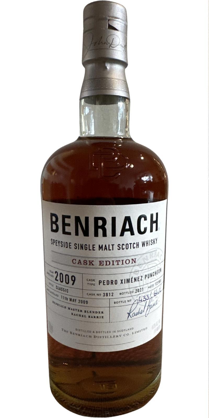 BenRiach 2009 Cask Edition