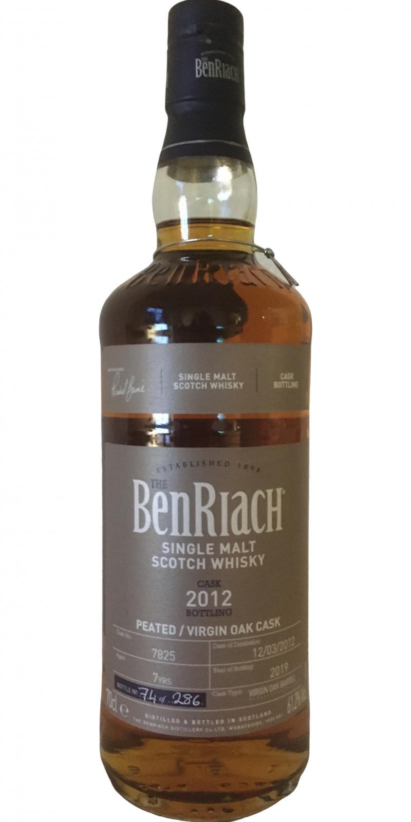 BenRiach 2012 Single Cask Bottling - Batch 16