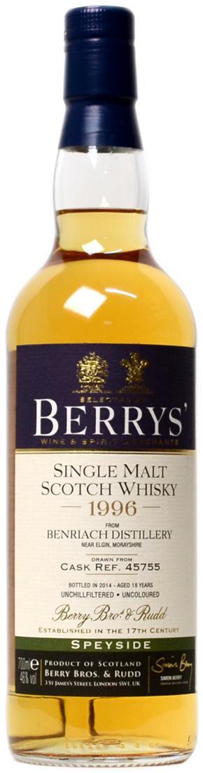 BenRiach 1996 BR Berrys'