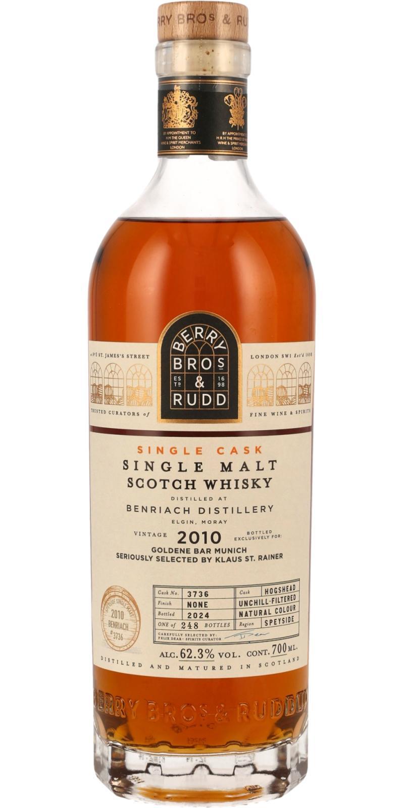 BenRiach 2010 BR Single Cask