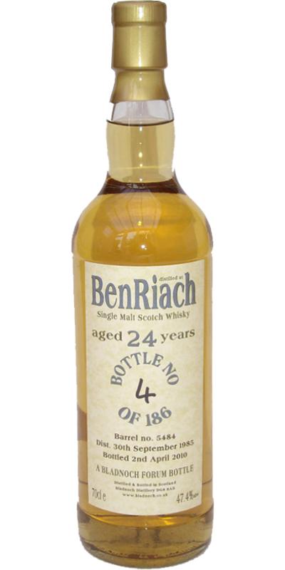 BenRiach 1985 BF