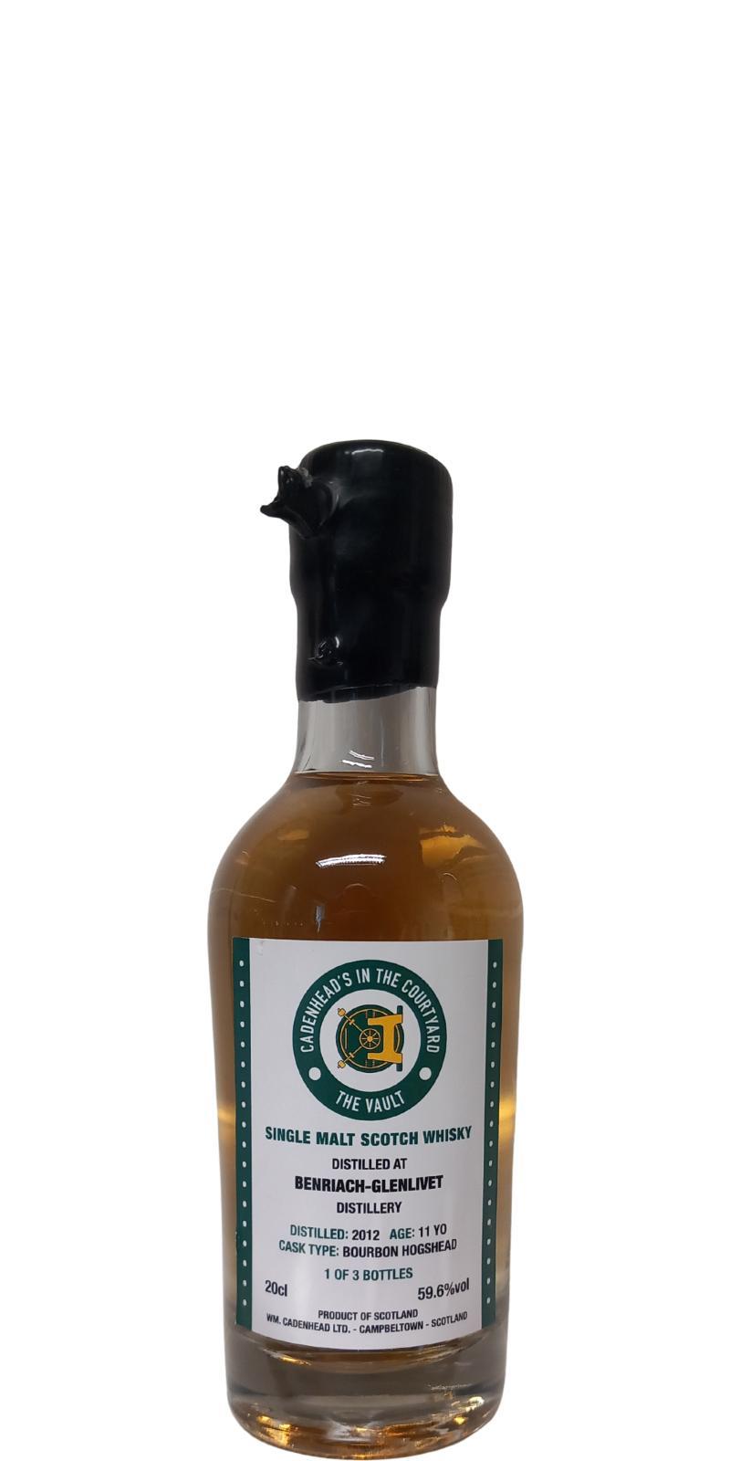 BenRiach 2012 CA In The Courtyard the Vault