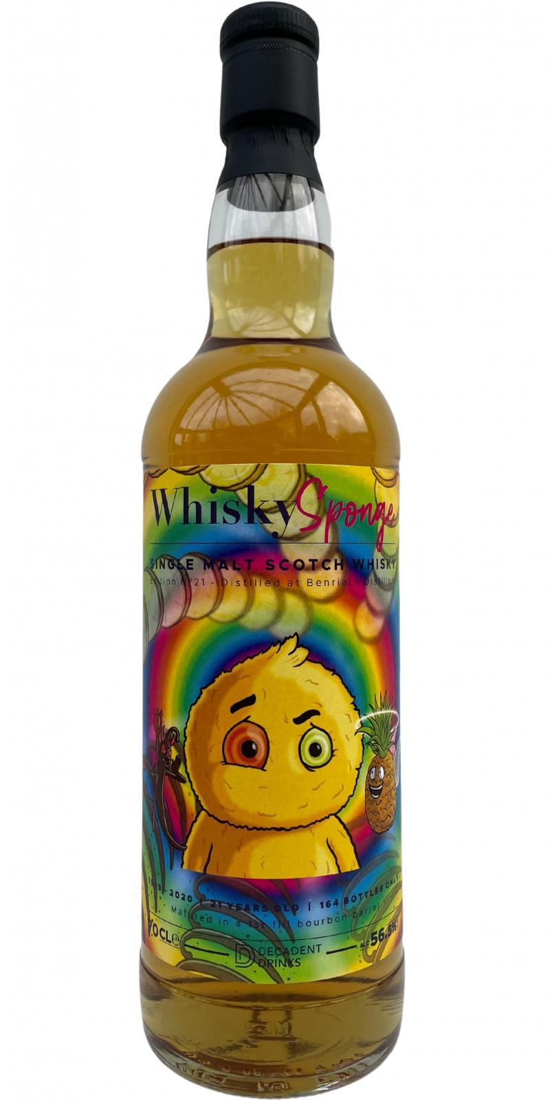 BenRiach 1999 DeDr Whisky Sponge