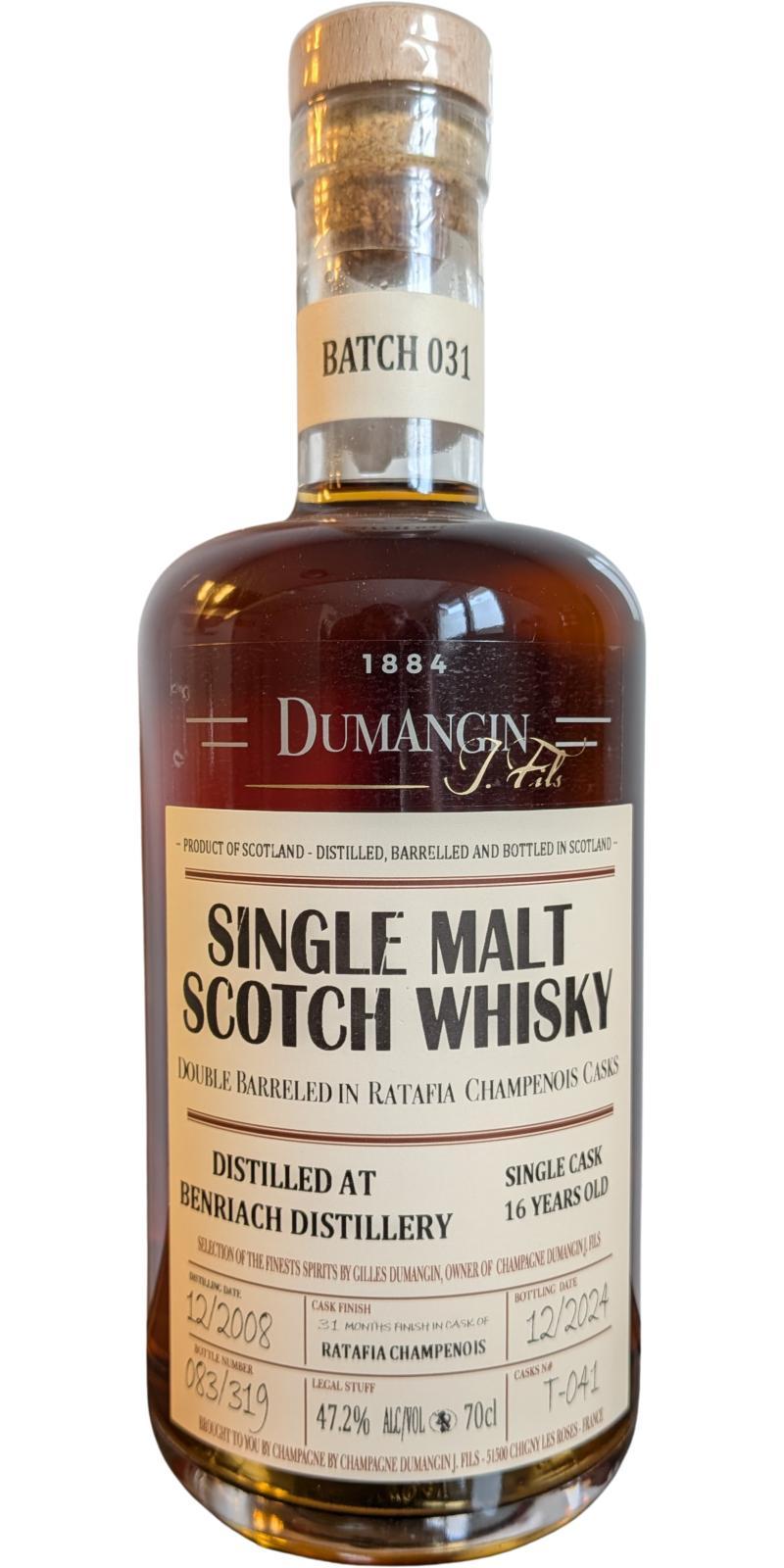 BenRiach 2008 CDJF
