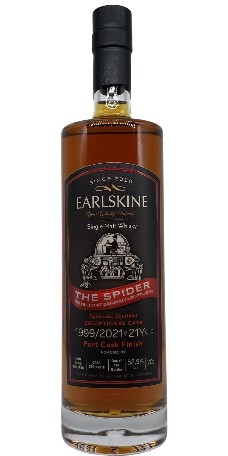 BenRiach 1999 Earl The Spider - Exceptional Cask